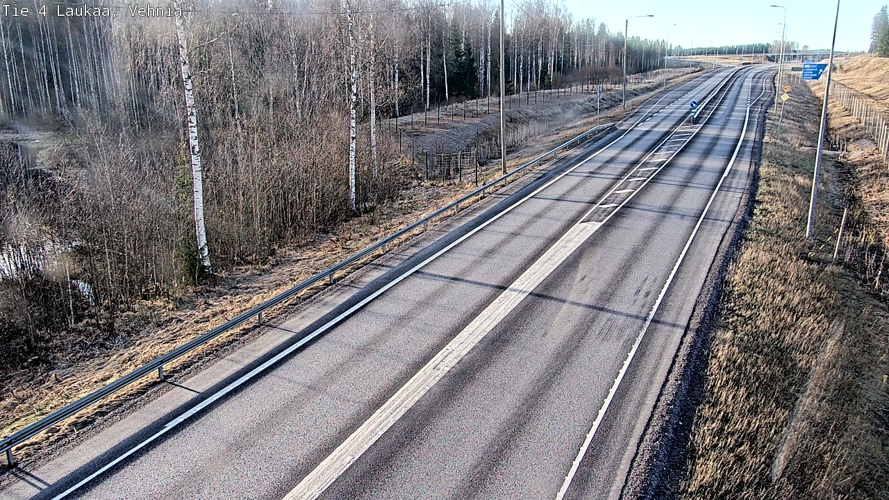 Weather Camera Image Väg 4  Laukaa, Vehniä, Laukaa, Keski-Suomi