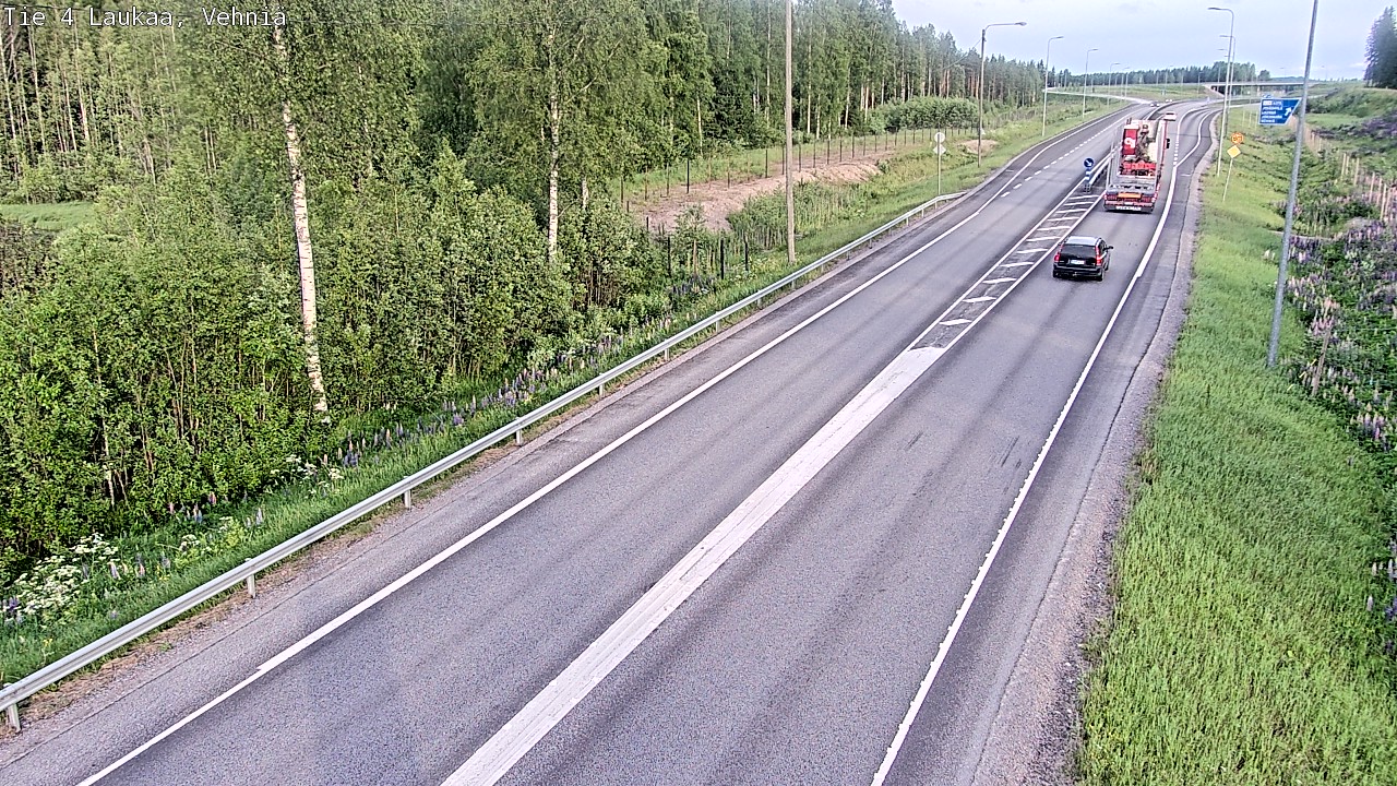 Kelikamerat Kuva Tie 4  Laukaa, Vehniä, Laukaa, Keski-Suomi