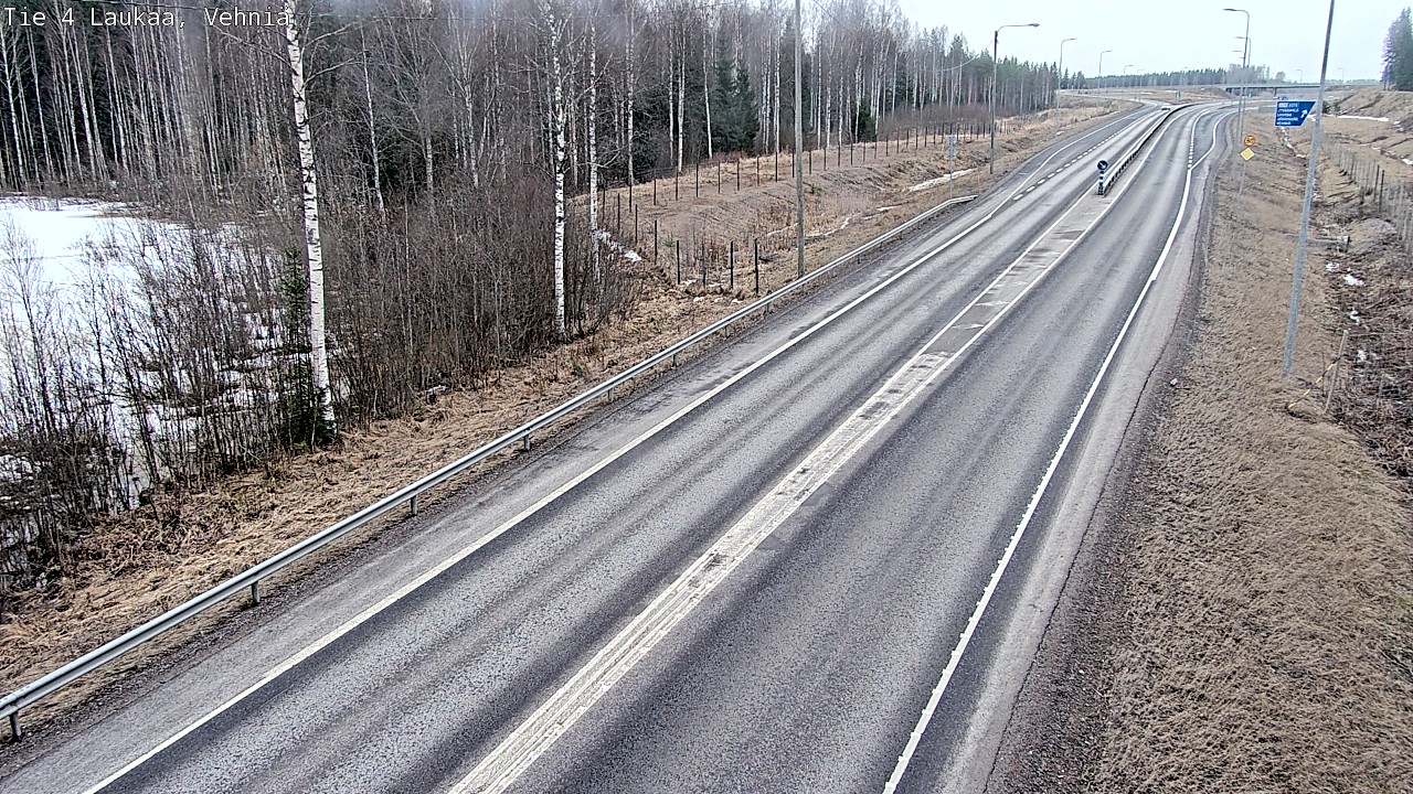 Weather Camera Image Väg 4  Laukaa, Vehniä, Laukaa, Keski-Suomi
