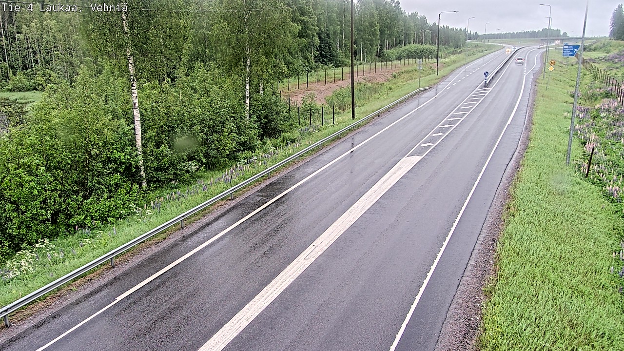 Kelikamerat Kuva Tie 4  Laukaa, Vehniä, Laukaa, Keski-Suomi