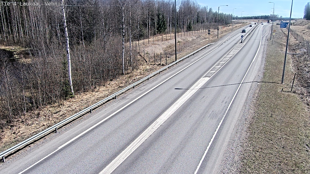 Weather Camera Image Väg 4  Laukaa, Vehniä, Laukaa, Keski-Suomi