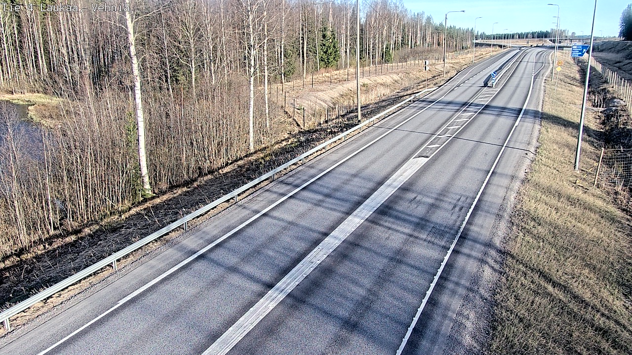 Weather Camera Image Väg 4  Laukaa, Vehniä, Laukaa, Keski-Suomi