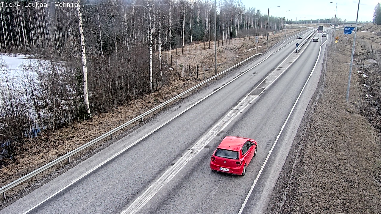 Weather Camera Image Väg 4  Laukaa, Vehniä, Laukaa, Keski-Suomi