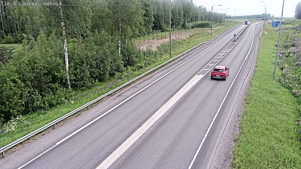 Kelikamerat Kuva Tie 4  Laukaa, Vehniä, Laukaa, Keski-Suomi