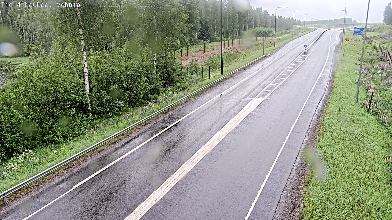 Weather Camera Image Väg 4  Laukaa, Vehniä, Laukaa, Keski-Suomi