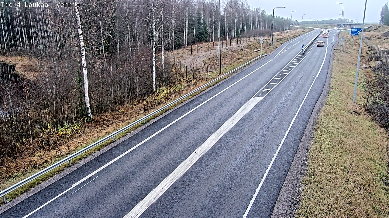 Kelikamerat Kuva Tie 4  Laukaa, Vehniä, Laukaa, Keski-Suomi