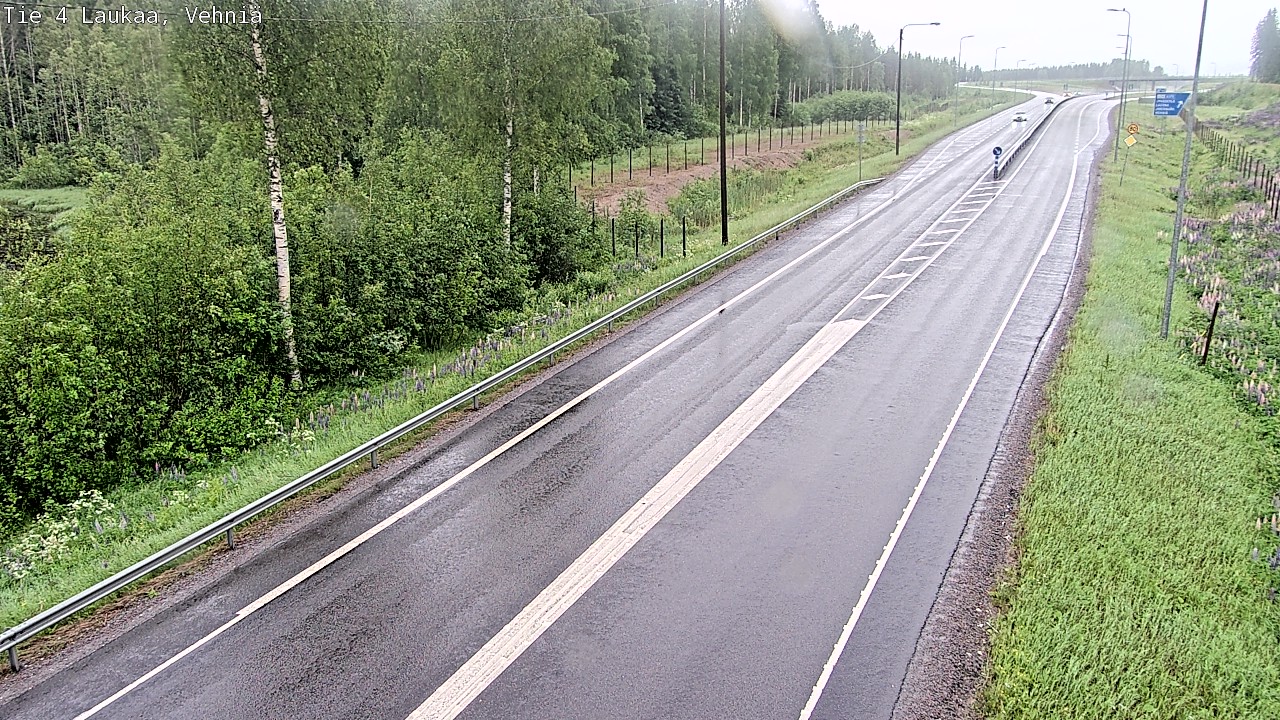 Weather Camera Image Väg 4  Laukaa, Vehniä, Laukaa, Keski-Suomi