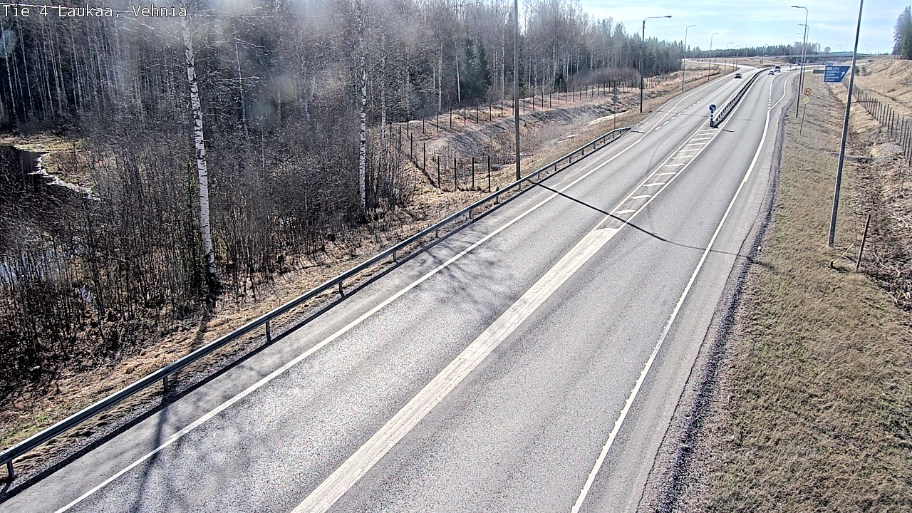 Weather Camera Image Väg 4  Laukaa, Vehniä, Laukaa, Keski-Suomi