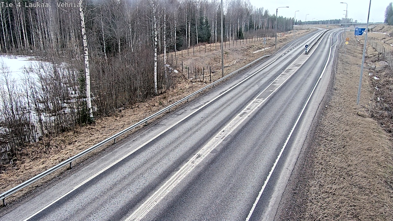 Weather Camera Image Väg 4  Laukaa, Vehniä, Laukaa, Keski-Suomi