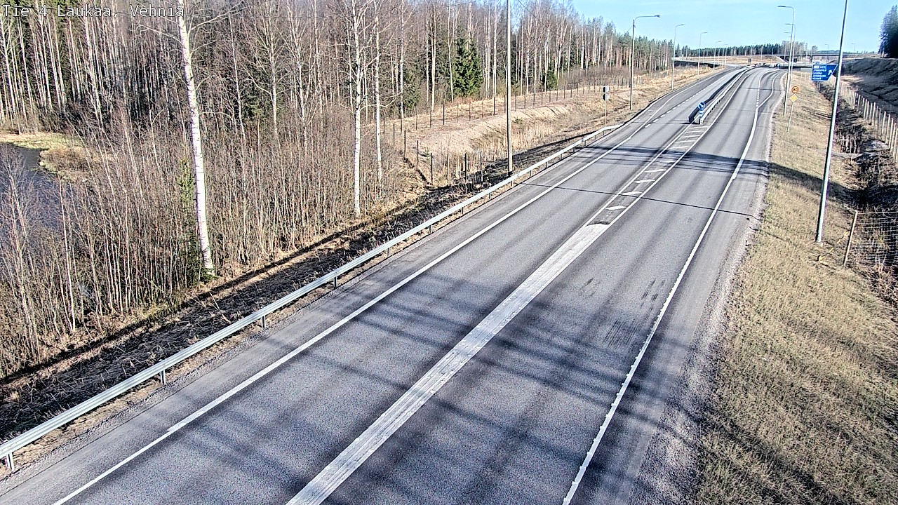 Weather Camera Image Väg 4  Laukaa, Vehniä, Laukaa, Keski-Suomi
