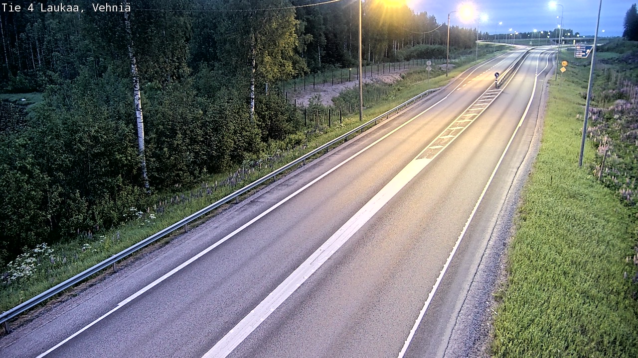 Kelikamerat Kuva Tie 4  Laukaa, Vehniä, Laukaa, Keski-Suomi