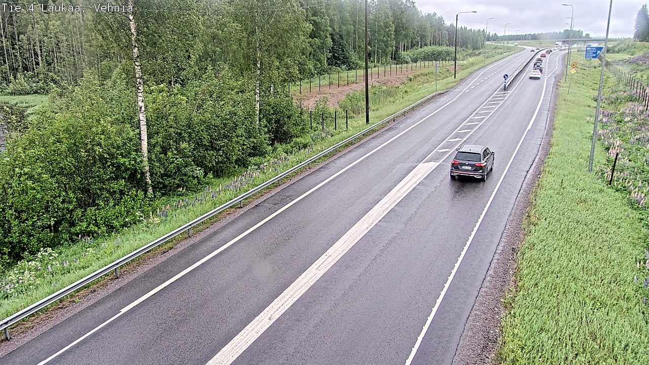 Weather Camera Image Väg 4  Laukaa, Vehniä, Laukaa, Keski-Suomi