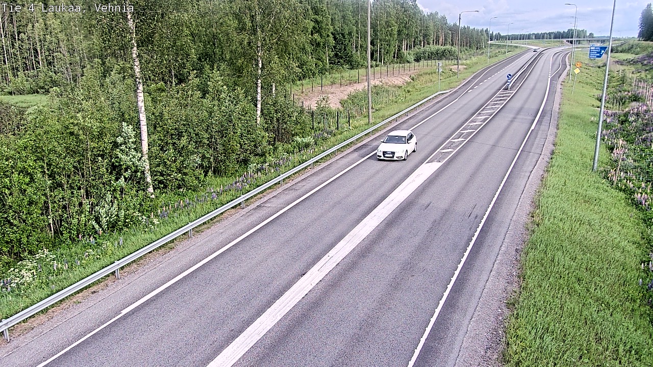Kelikamerat Kuva Tie 4  Laukaa, Vehniä, Laukaa, Keski-Suomi