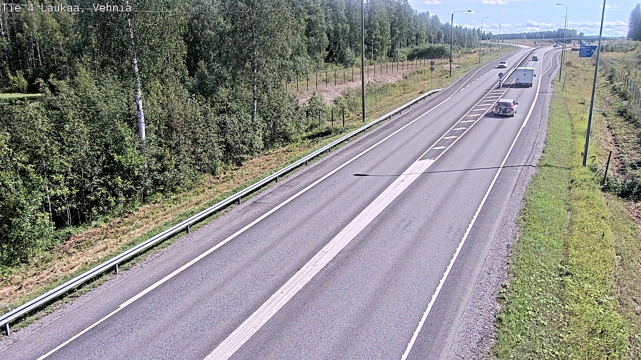 Kelikamerat Kuva Tie 4  Laukaa, Vehniä, Laukaa, Keski-Suomi