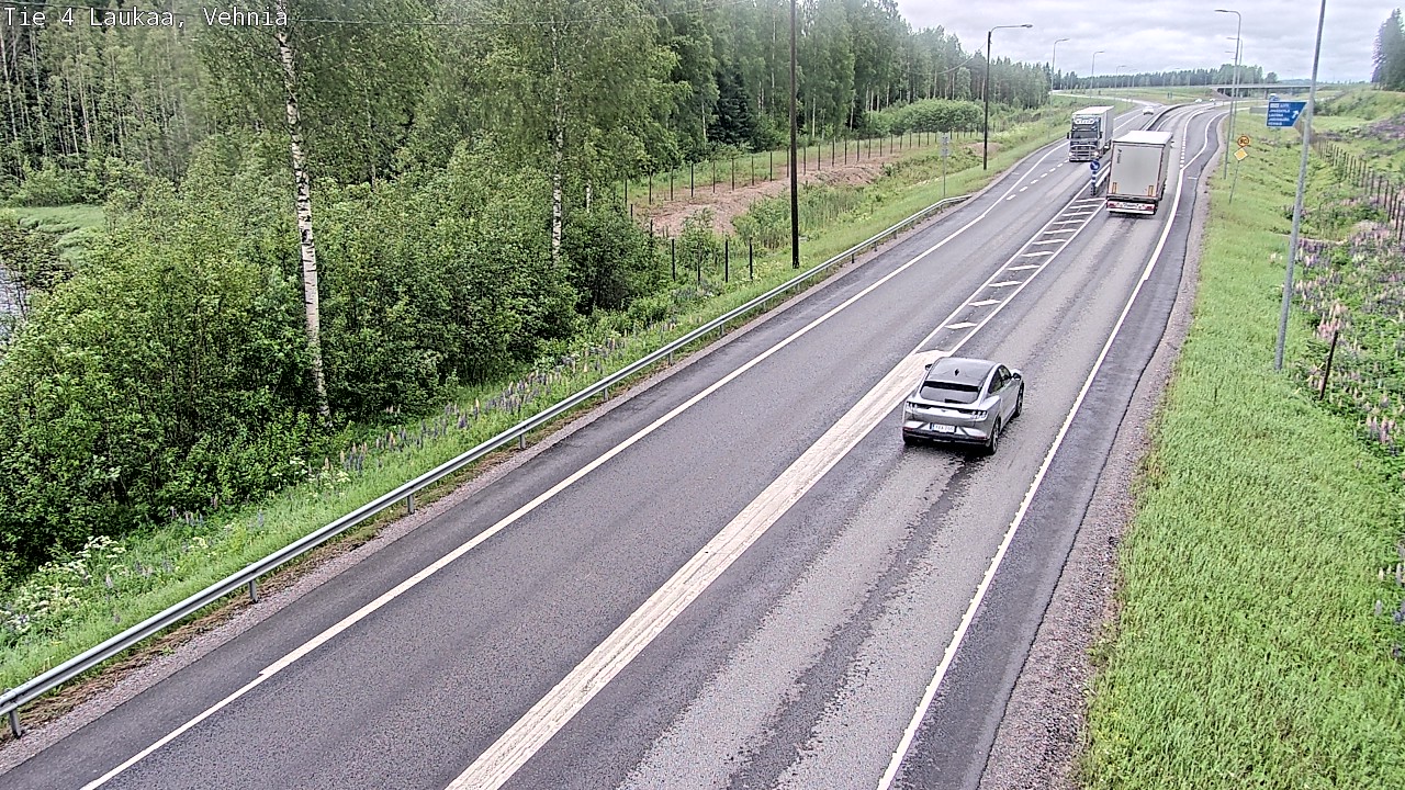 Weather Camera Image Väg 4  Laukaa, Vehniä, Laukaa, Keski-Suomi