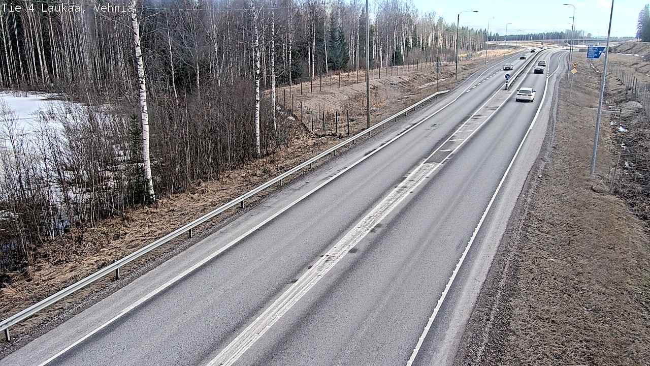 Weather Camera Image Väg 4  Laukaa, Vehniä, Laukaa, Keski-Suomi