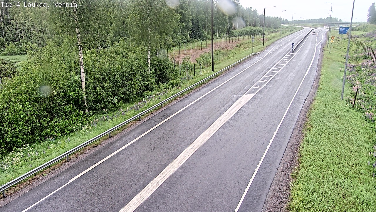 Weather Camera Image Road 4  Laukaa, Vehniä, Laukaa, Keski-Suomi
