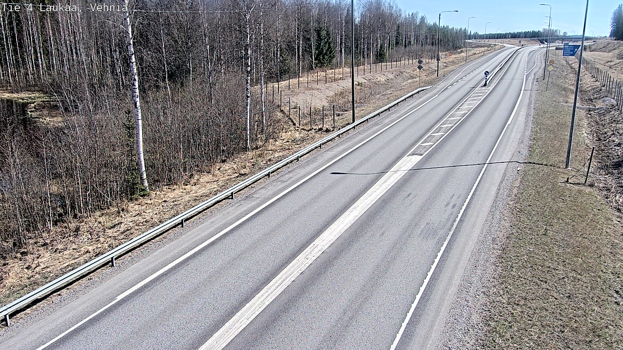 Weather Camera Image Väg 4  Laukaa, Vehniä, Laukaa, Keski-Suomi