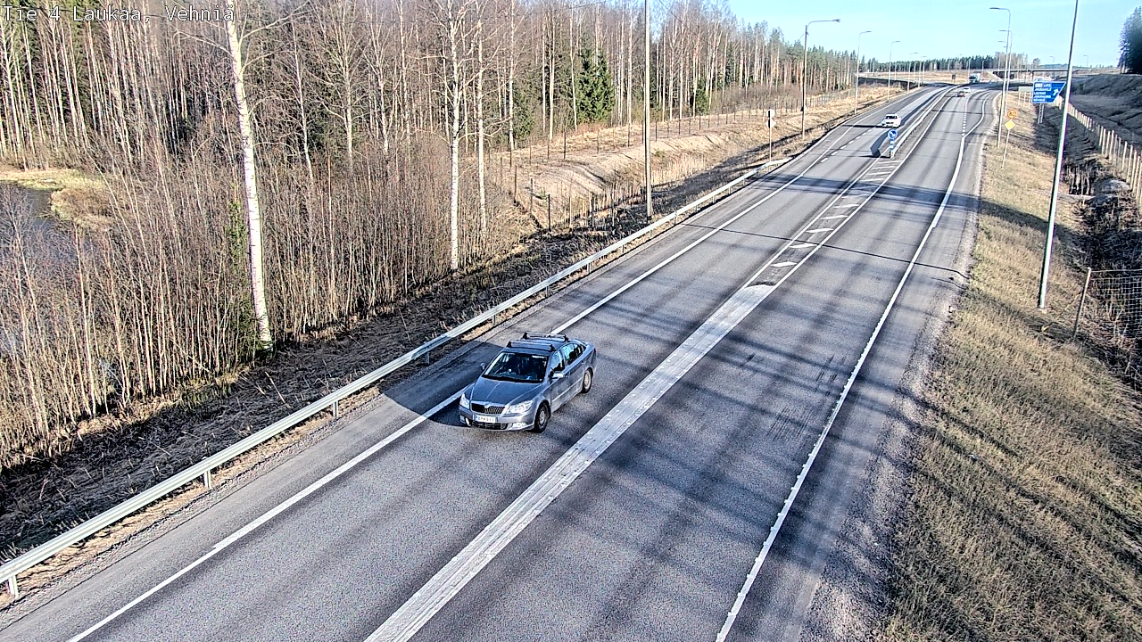 Weather Camera Image Väg 4  Laukaa, Vehniä, Laukaa, Keski-Suomi