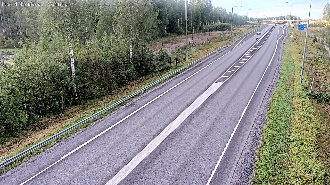 Weather Camera Image Road 4  Laukaa, Vehniä, Laukaa, Keski-Suomi