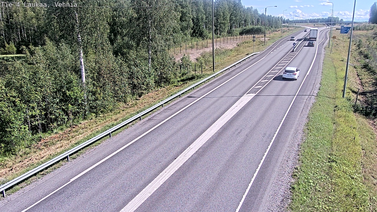 Kelikamerat Kuva Tie 4  Laukaa, Vehniä, Laukaa, Keski-Suomi
