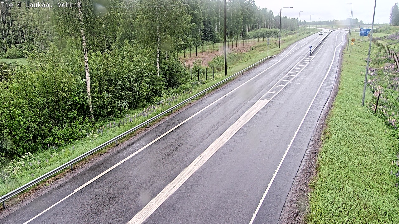 Weather Camera Image Road 4  Laukaa, Vehniä, Laukaa, Keski-Suomi