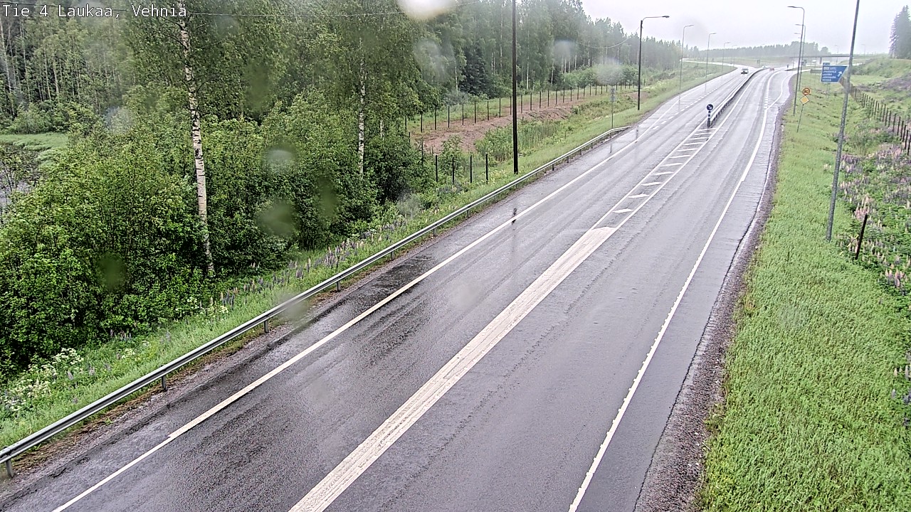 Weather Camera Image Väg 4  Laukaa, Vehniä, Laukaa, Keski-Suomi