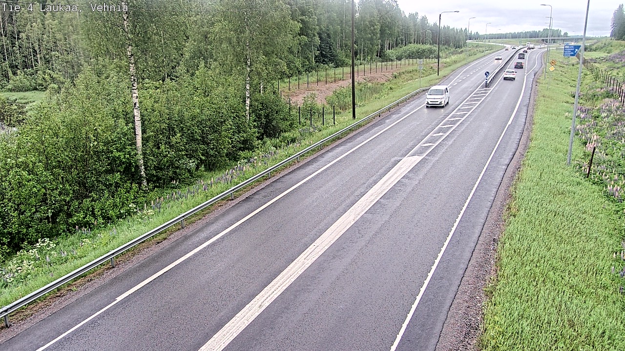 Weather Camera Image Väg 4  Laukaa, Vehniä, Laukaa, Keski-Suomi