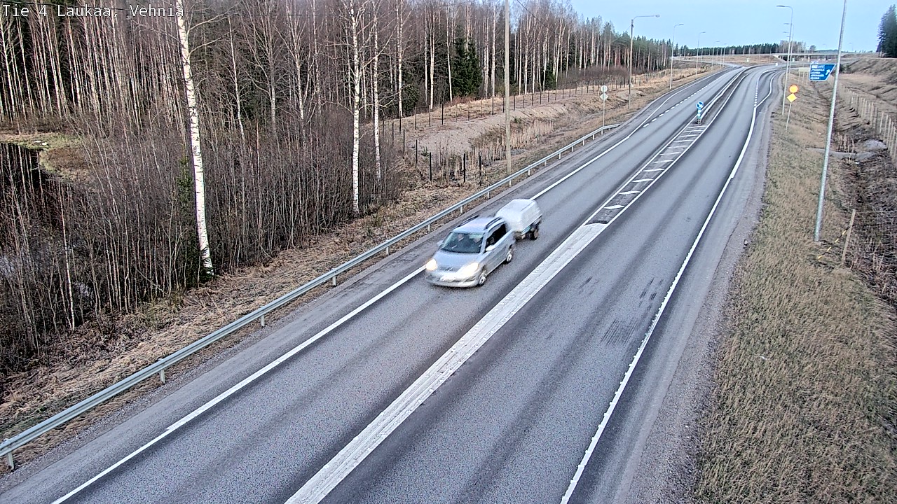 Weather Camera Image Väg 4  Laukaa, Vehniä, Laukaa, Keski-Suomi