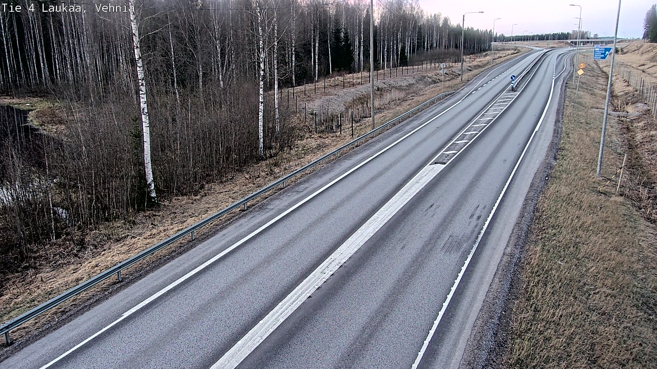 Weather Camera Image Road 4  Laukaa, Vehniä, Laukaa, Keski-Suomi