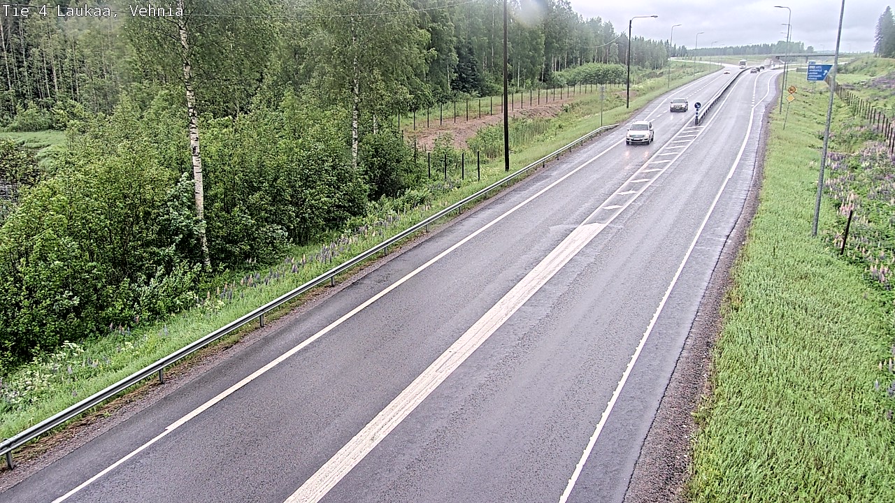 Weather Camera Image Väg 4  Laukaa, Vehniä, Laukaa, Keski-Suomi