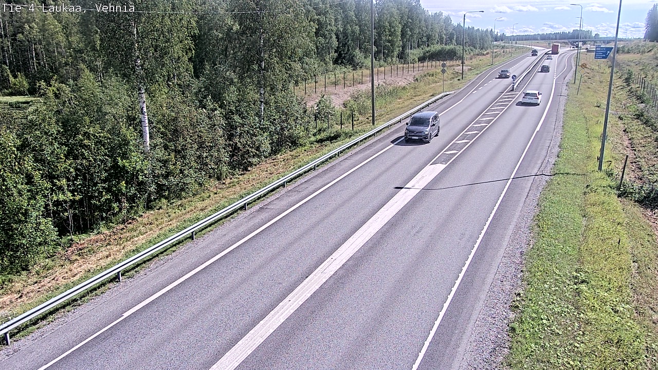 Kelikamerat Kuva Tie 4  Laukaa, Vehniä, Laukaa, Keski-Suomi