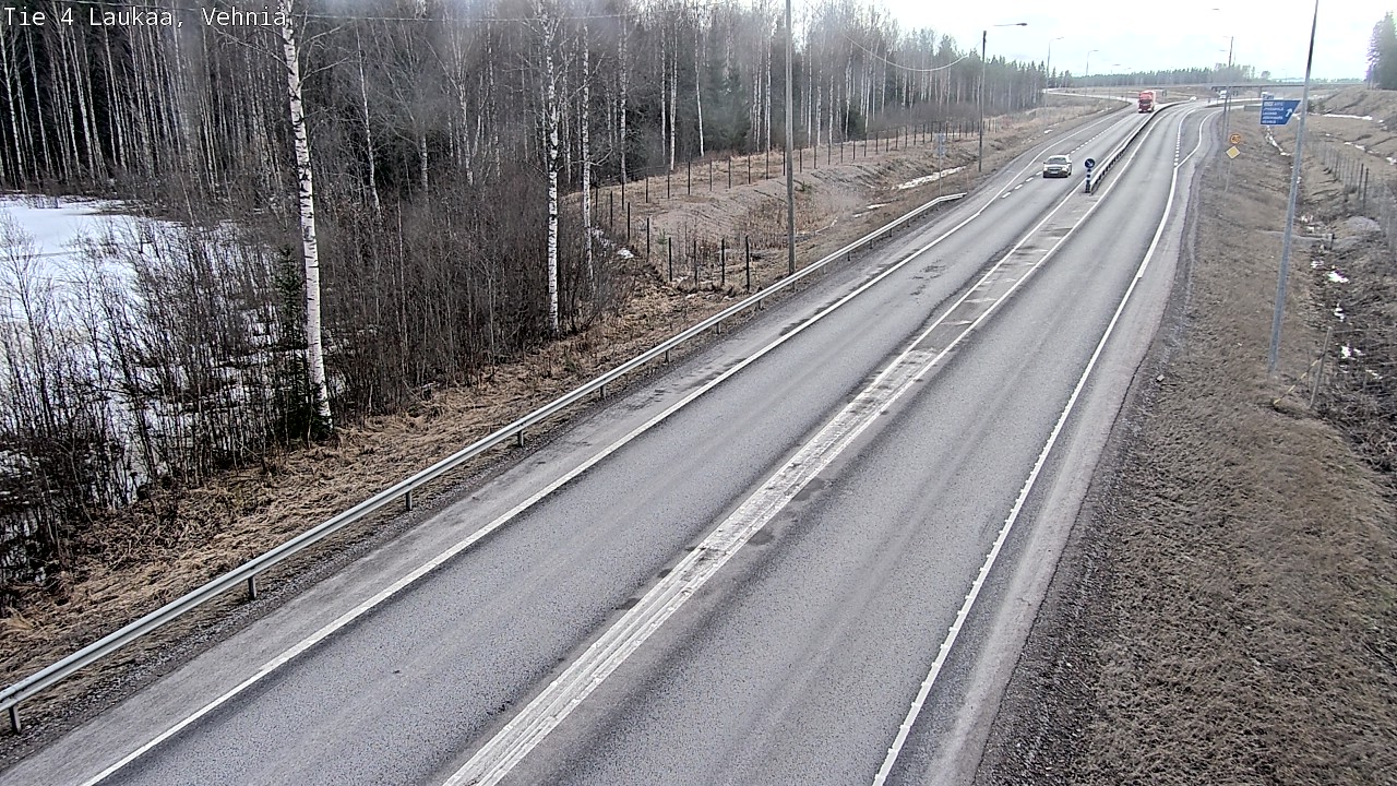 Weather Camera Image Väg 4  Laukaa, Vehniä, Laukaa, Keski-Suomi