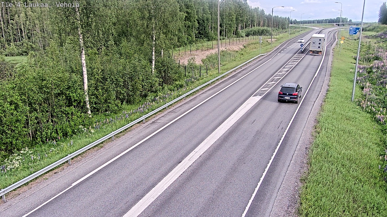 Kelikamerat Kuva Tie 4  Laukaa, Vehniä, Laukaa, Keski-Suomi