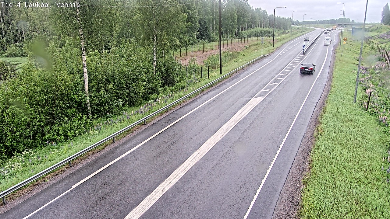 Weather Camera Image Väg 4  Laukaa, Vehniä, Laukaa, Keski-Suomi