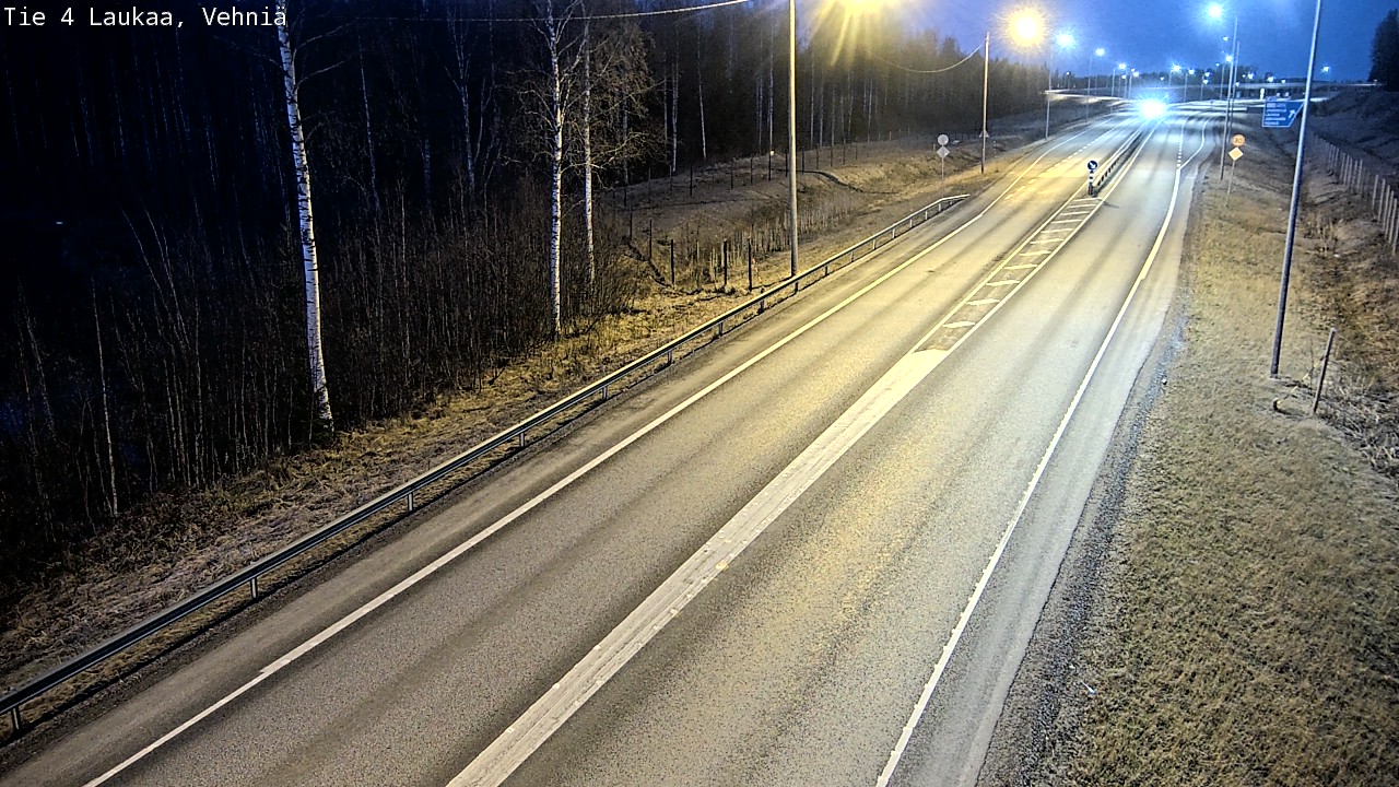Weather Camera Image Väg 4  Laukaa, Vehniä, Laukaa, Keski-Suomi
