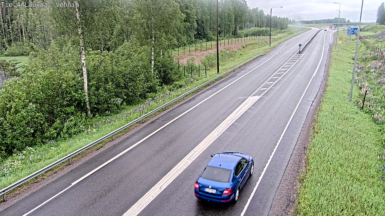 Weather Camera Image Väg 4  Laukaa, Vehniä, Laukaa, Keski-Suomi