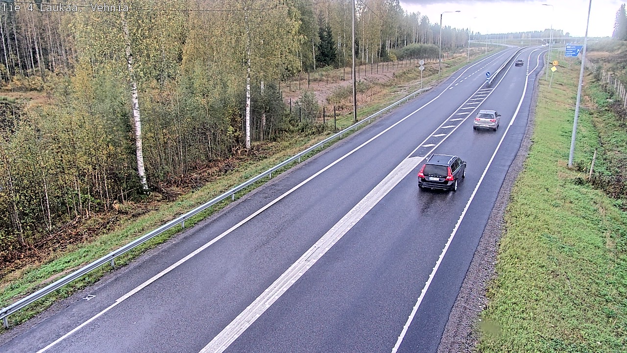 Kelikamerat Kuva Tie 4  Laukaa, Vehniä, Laukaa, Keski-Suomi