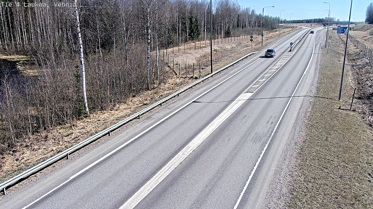 Weather Camera Image Väg 4  Laukaa, Vehniä, Laukaa, Keski-Suomi