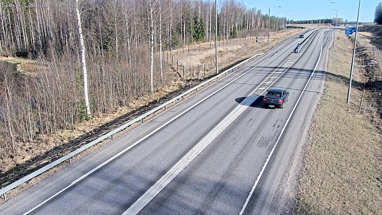 Weather Camera Image Väg 4  Laukaa, Vehniä, Laukaa, Keski-Suomi