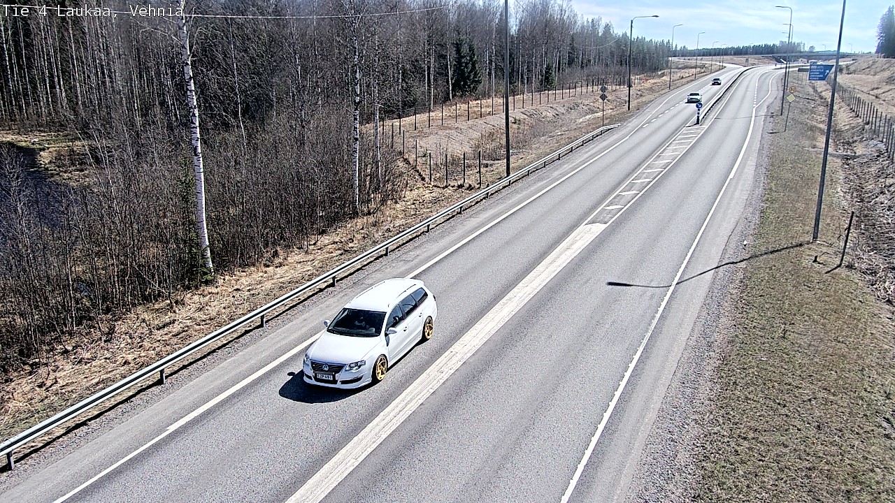 Weather Camera Image Väg 4  Laukaa, Vehniä, Laukaa, Keski-Suomi