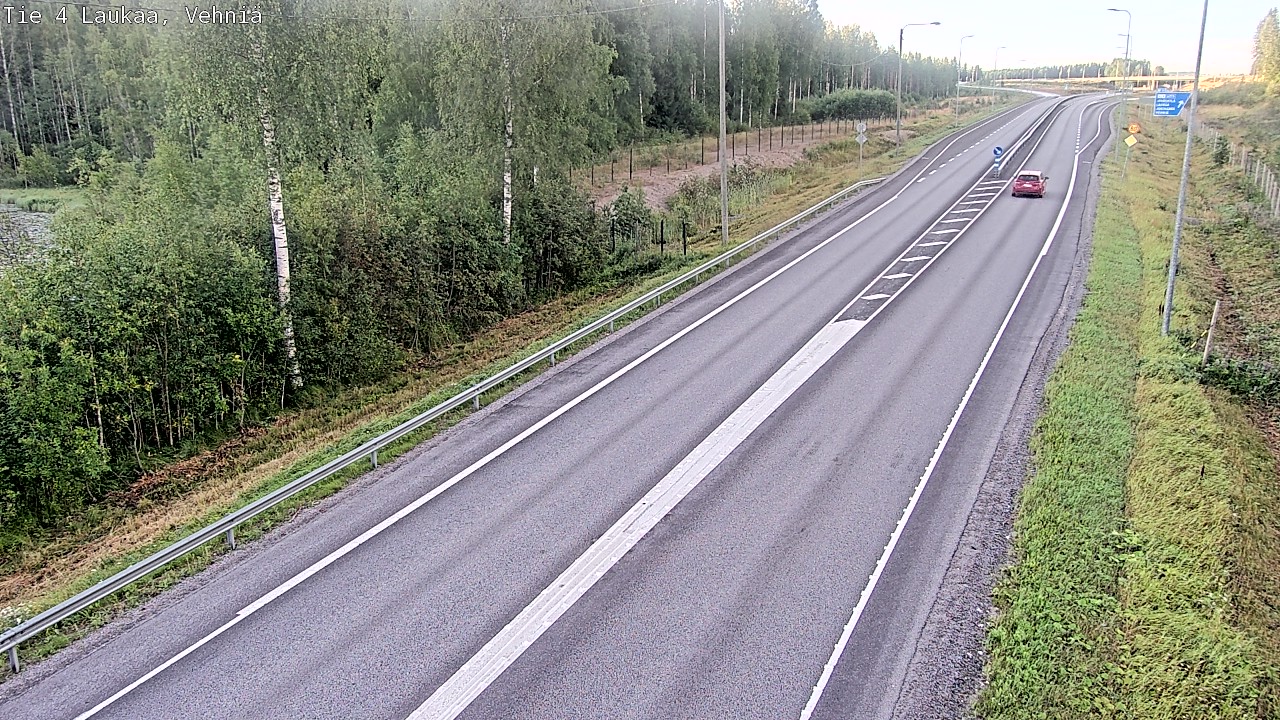 Weather Camera Image Road 4  Laukaa, Vehniä, Laukaa, Keski-Suomi