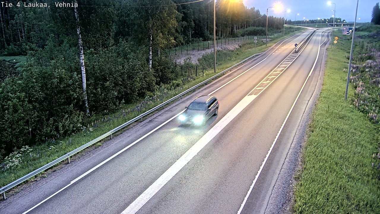 Kelikamerat Kuva Tie 4  Laukaa, Vehniä, Laukaa, Keski-Suomi