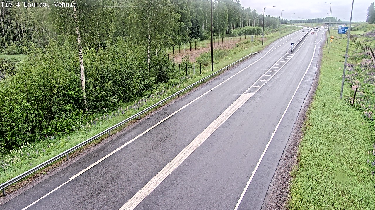 Weather Camera Image Väg 4  Laukaa, Vehniä, Laukaa, Keski-Suomi