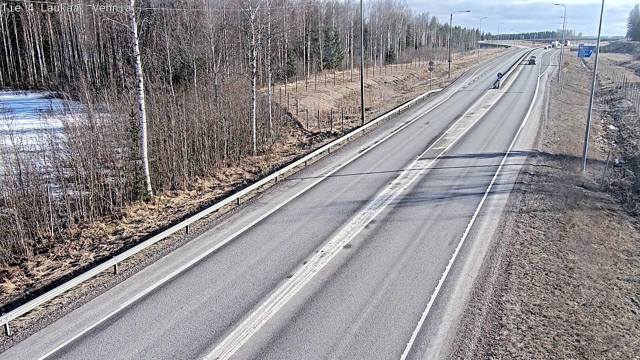Weather Camera Image Väg 4  Laukaa, Vehniä, Laukaa, Keski-Suomi