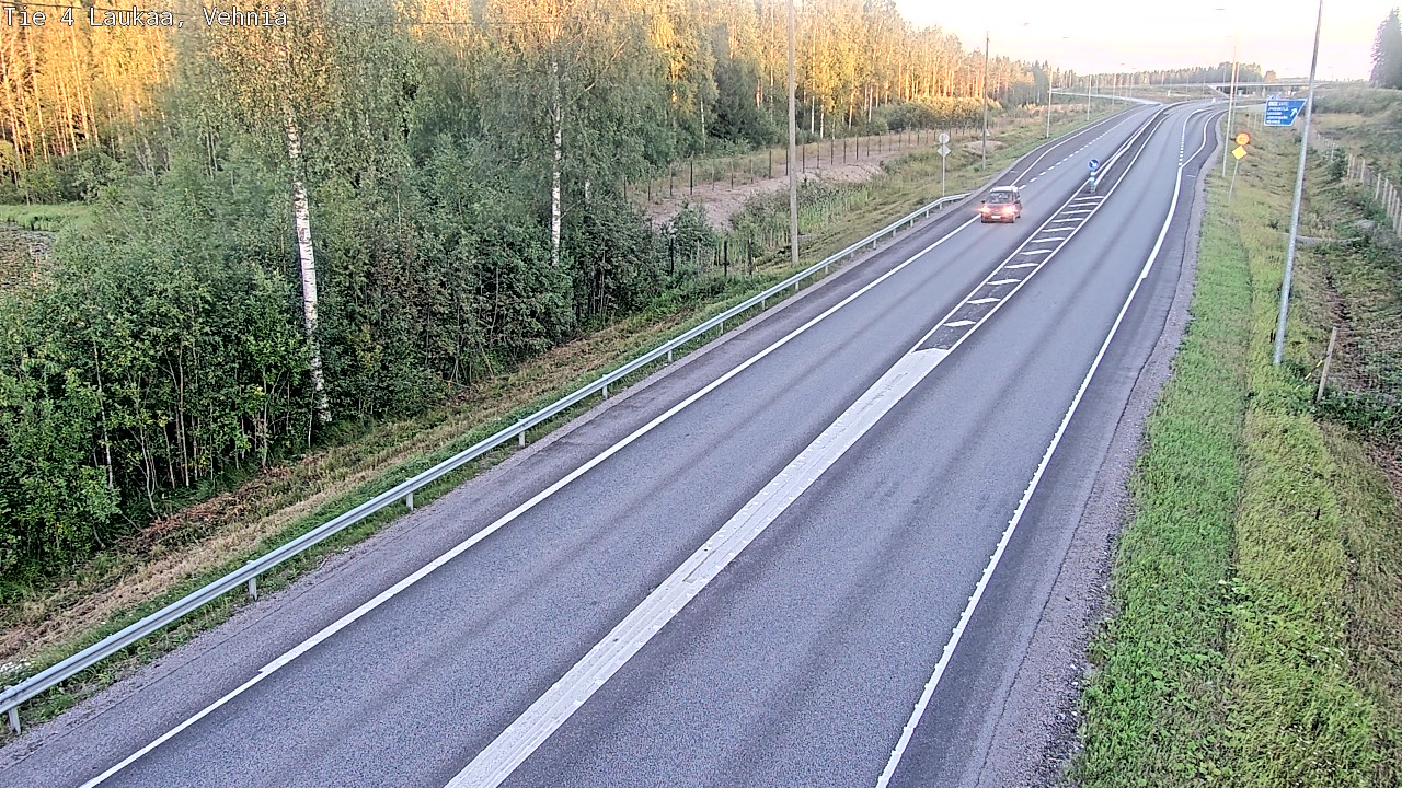 Kelikamerat Kuva Tie 4  Laukaa, Vehniä, Laukaa, Keski-Suomi