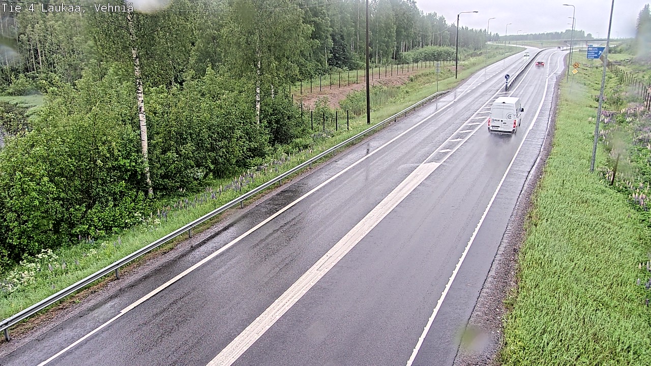Weather Camera Image Road 4  Laukaa, Vehniä, Laukaa, Keski-Suomi
