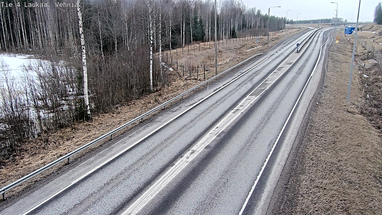 Weather Camera Image Väg 4  Laukaa, Vehniä, Laukaa, Keski-Suomi