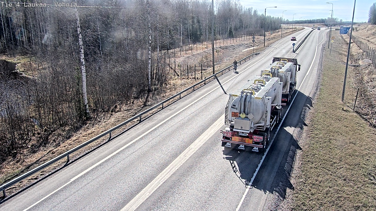 Weather Camera Image Väg 4  Laukaa, Vehniä, Laukaa, Keski-Suomi