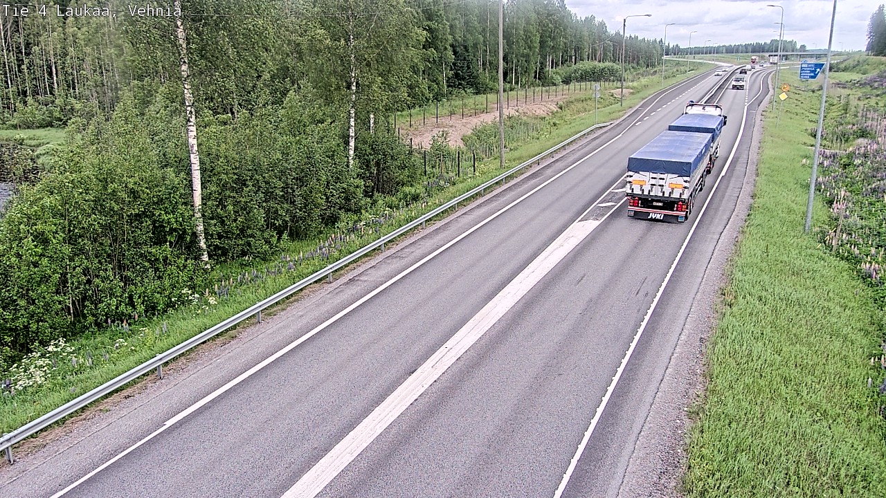 Kelikamerat Kuva Tie 4  Laukaa, Vehniä, Laukaa, Keski-Suomi